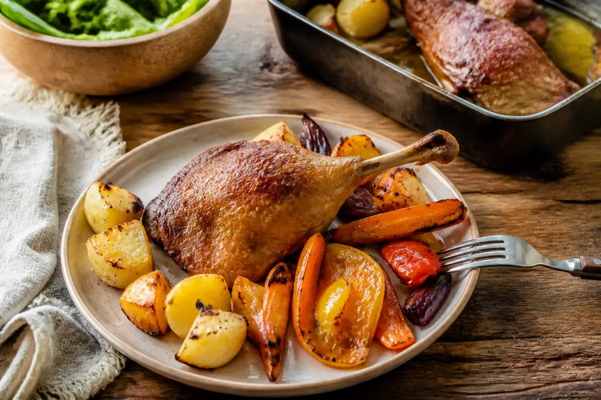 Quel accompagnement pour confit de canard ? Nos idées