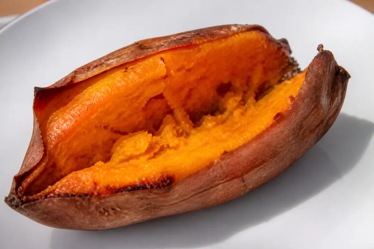Patate douce rôtie au four : recette facile, fondante et parfumée