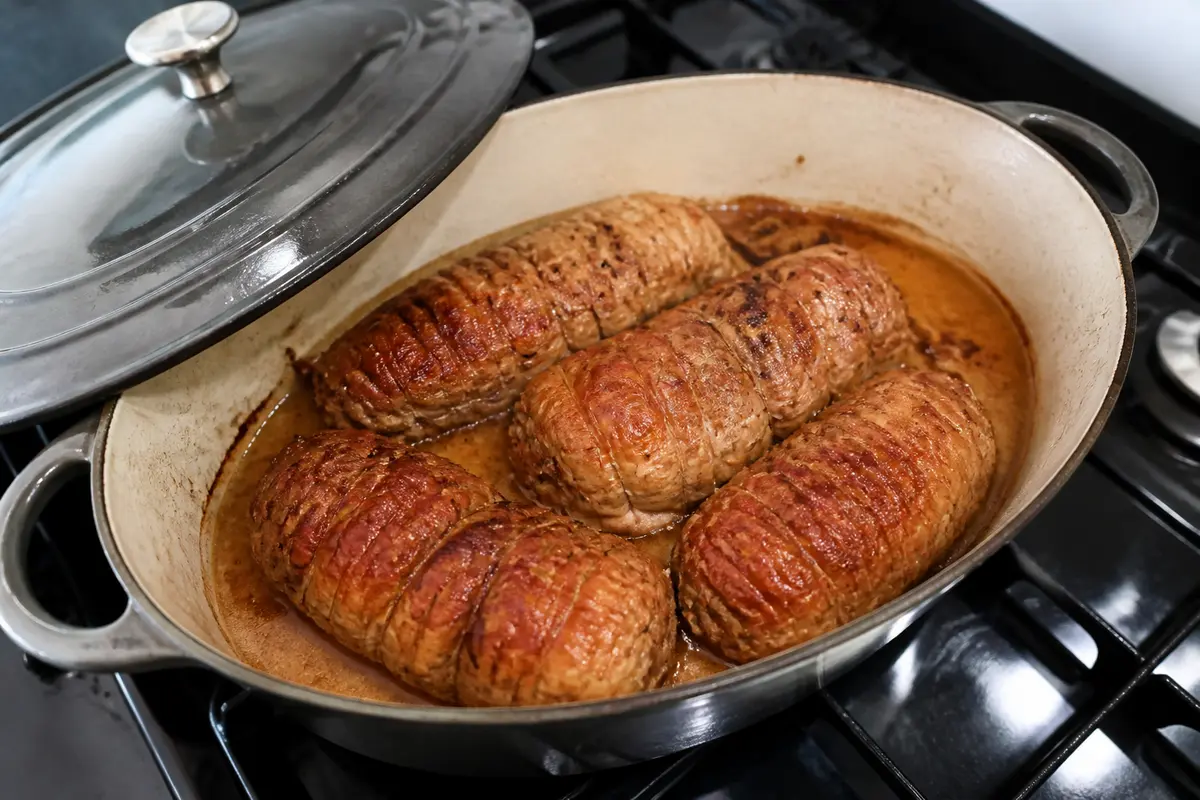 Recette de crépinette de porc au four : Cuisson parfaite et moelleuse