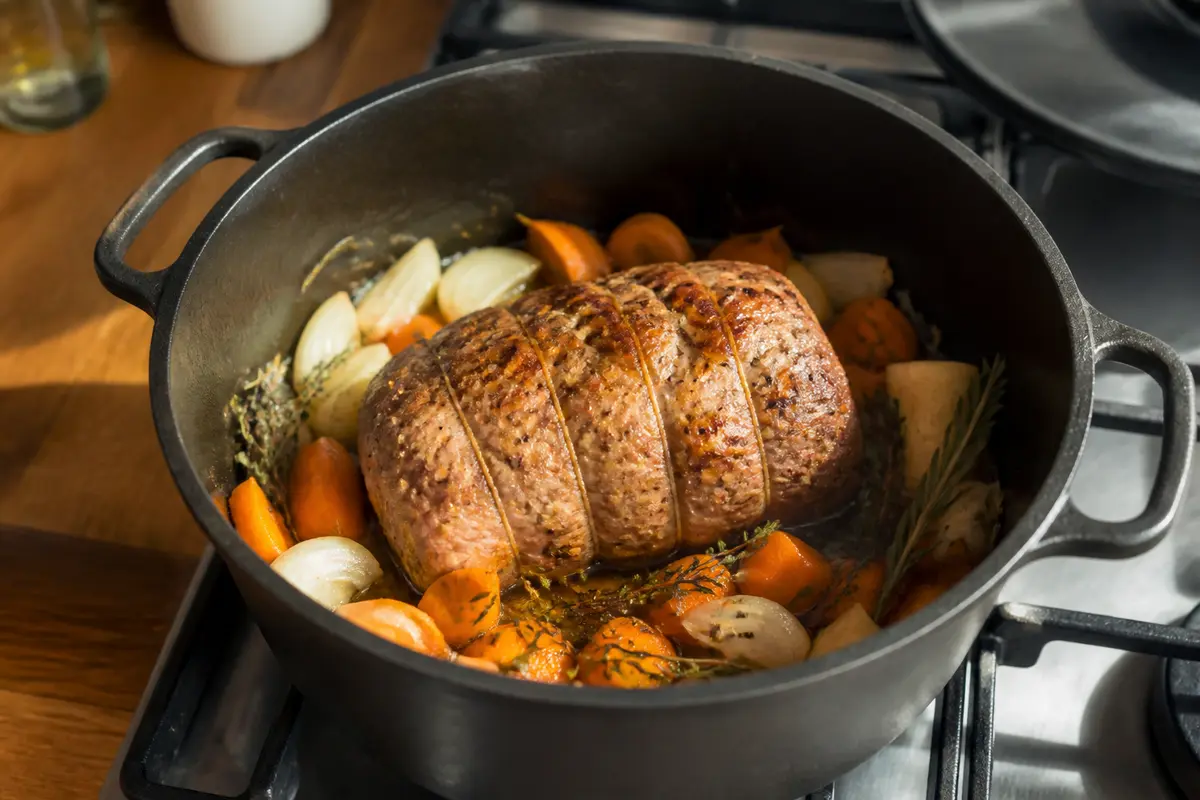 Recette rôti de porc en cocotte fondant : astuces et saveurs