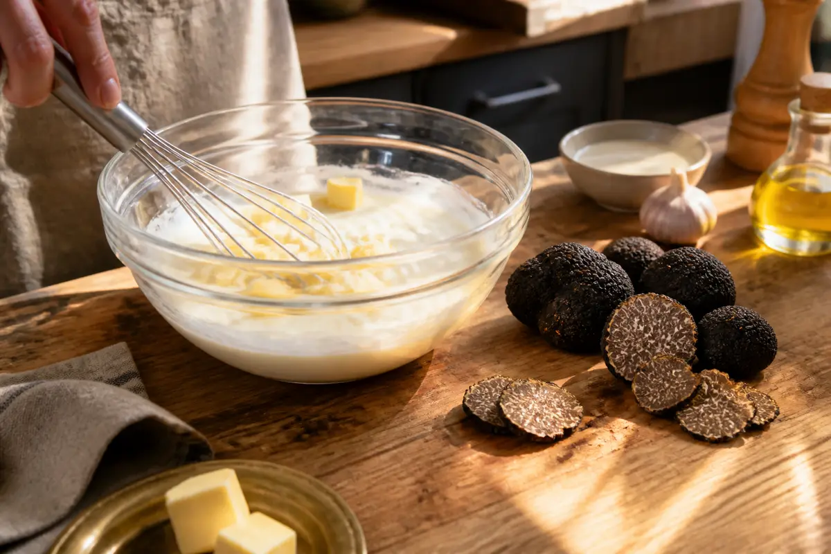 Recette sauce aux truffes : Facile, onctueuse et rapide à préparer