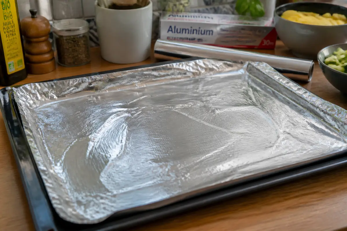 Remplacer papier sulfurisé par aluminium : Est-ce une bonne idée ?